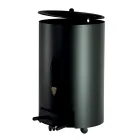 Držák na pelety s víkem, smetákem a lopatkou Made in Italy - Cacatua Viadurini