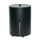 Držák na pelety s kolečky a víkem Vyrobeno z kovu Made in Italy - Stork Viadurini