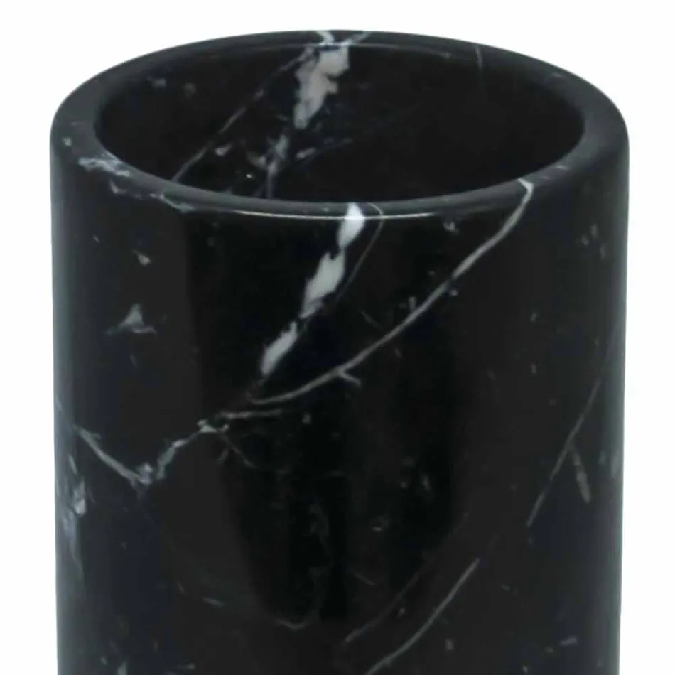 Držák kuchyňského nářadí v bílé šedé nebo černé mramorové barvě vyrobené v Itálii - Tulvio Viadurini