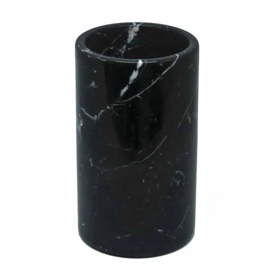 Držák kuchyňského nářadí v bílé šedé nebo černé mramorové barvě vyrobené v Itálii - Tulvio Viadurini