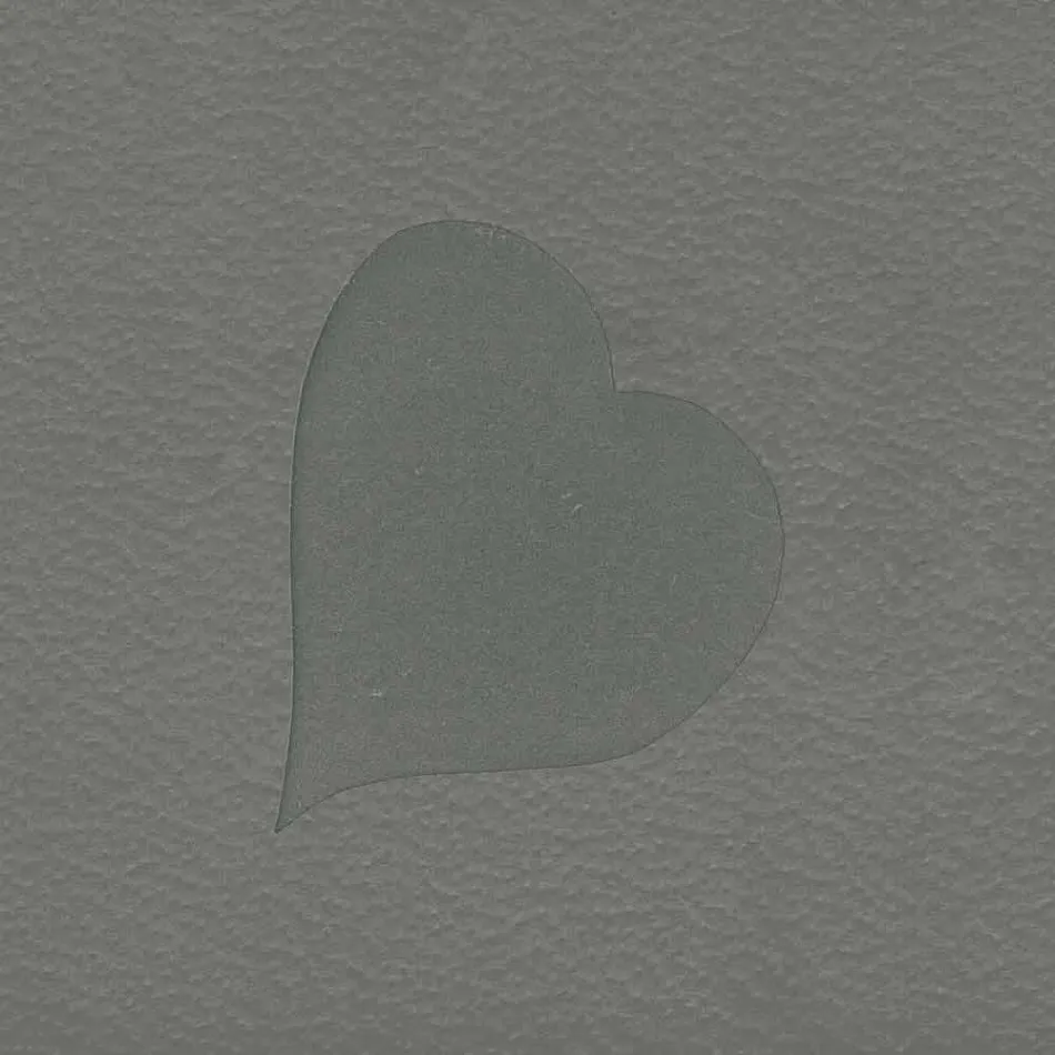 Současný kožený koš na prádlo vyrobený v Itálii Adele, vložka do srdce Viadurini