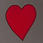 Současný kožený koš na prádlo vyrobený v Itálii Adele, vložka do srdce Viadurini