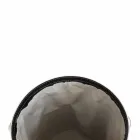 Oválný koš na prádlo v regenerované kůži Riky vyrobené v Itálii Viadurini