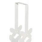 Držák dvojitého poháru v bílé, béžové nebo slonovinové železě vyrobené v Itálii - Leiden Viadurini