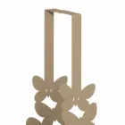 Držák dvojitého poháru v bílé, béžové nebo slonovinové železě vyrobené v Itálii - Leiden Viadurini