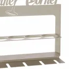 Ručně vyrobený držák na láhve z drahého železa Vyrobeno v Itálii - Maste Viadurini