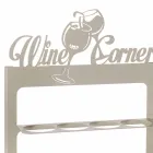 Ručně vyrobený držák na láhve z drahého železa Vyrobeno v Itálii - Maste Viadurini