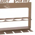 Ručně vyrobený držák na láhve z drahého železa Vyrobeno v Itálii - Maste Viadurini