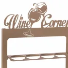 Ručně vyrobený držák na láhve z drahého železa Vyrobeno v Itálii - Maste Viadurini