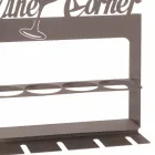 Ručně vyrobený držák na láhve z drahého železa Vyrobeno v Itálii - Maste Viadurini