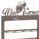 Ručně vyrobený držák na láhve z drahého železa Vyrobeno v Itálii - Maste Viadurini