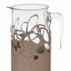 Moderní držák na láhve v bílé, béžové nebo slonovinové železě vyrobené v Itálii - Leiden Viadurini