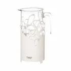 Moderní držák na láhve v bílé, béžové nebo slonovinové železě vyrobené v Itálii - Leiden Viadurini