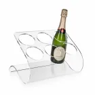 Volně stojící držák na 6 lahví v průhledném plexiskle - Tanatin Viadurini