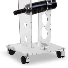 Sloupový držák na láhev a vědro na led z průhledného akrylu - Ciampino Viadurini