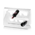 Podlahový držák na láhev vína z průhledného akrylového křišťálu - Dappino Viadurini