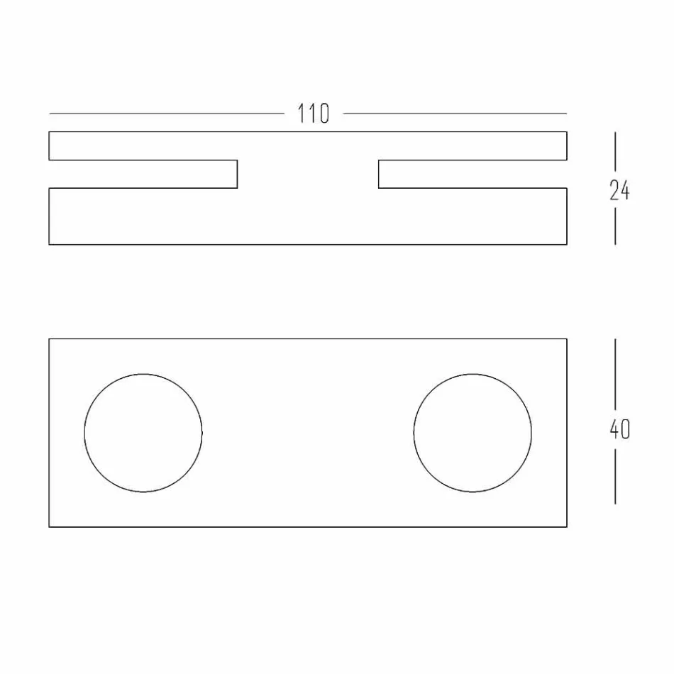 Designový svícen bílý Corian do obývacího pokoje vyrobený v Itálii - Sisifo Viadurini