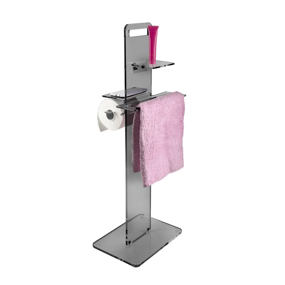 Držák na papír, ručník a bidetové mýdlo Made in Italy - Pluto Viadurini