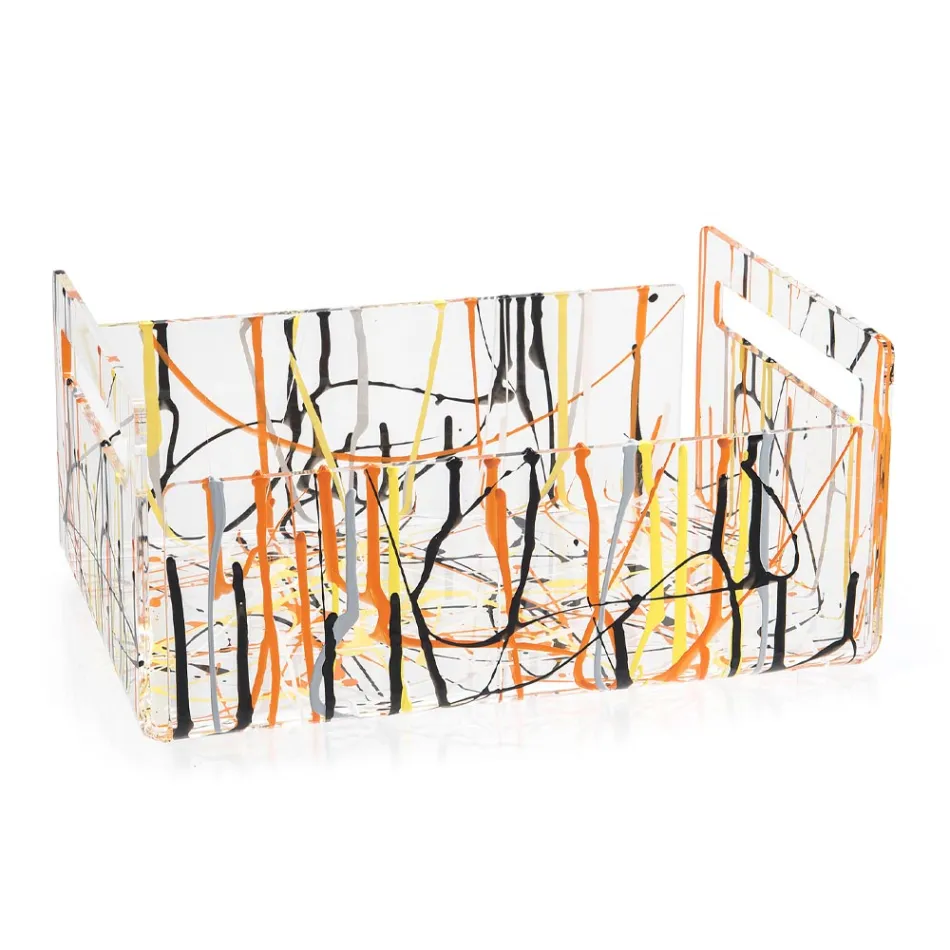 Moderní barevná plexi mísa na ovoce Made in Italy - Multifruits Viadurini