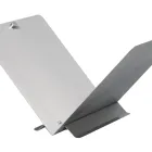 Dřevěný držák ve tvaru otevřené knihy z kovu nebo oceli Made in Italy - Falco Viadurini