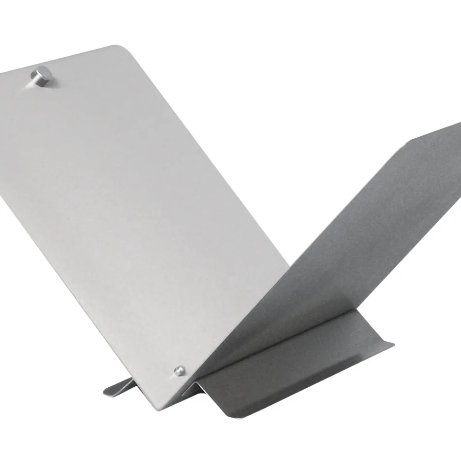 Dřevěný držák ve tvaru otevřené knihy z kovu nebo oceli Made in Italy - Falco Viadurini