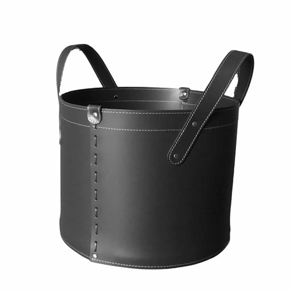 Válečkový držák v regenerované kůži s kolečky Tonda Firestyle Viadurini