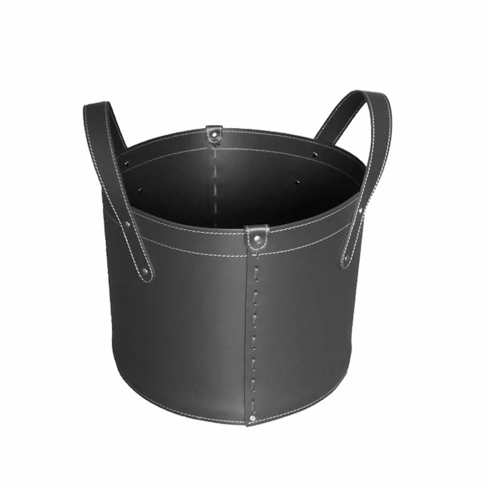 Válečkový držák v regenerované kůži s kolečky Tonda Firestyle Viadurini