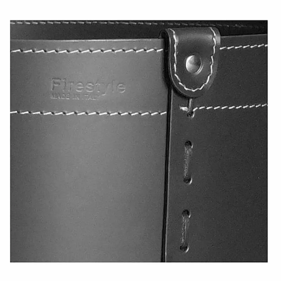 Válečkový držák v regenerované kůži s kolečky Tonda Firestyle Viadurini