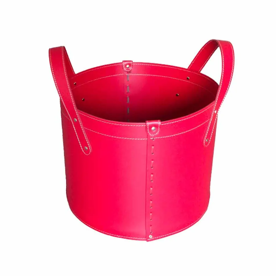 Válečkový držák v regenerované kůži s kolečky Tonda Firestyle Viadurini