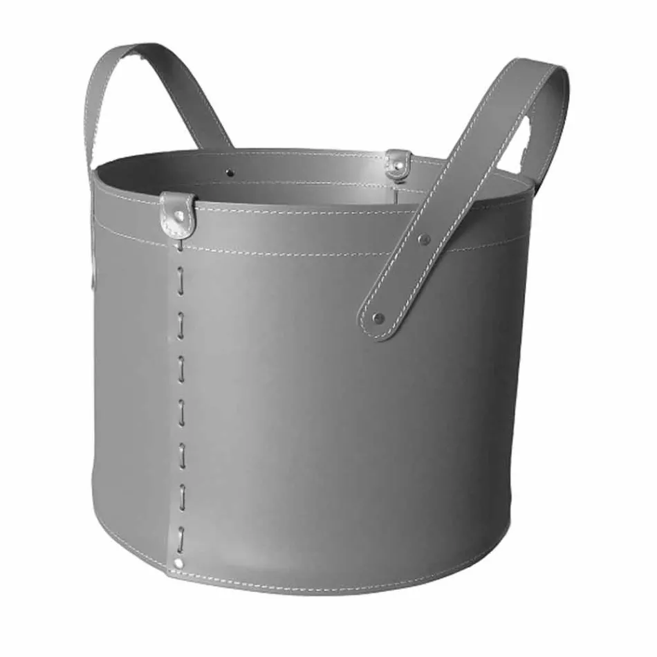 Válečkový držák v regenerované kůži s kolečky Tonda Firestyle Viadurini