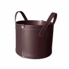 Válečkový držák v regenerované kůži s kolečky Tonda Firestyle Viadurini