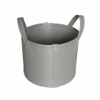 Válečkový držák v regenerované kůži s kolečky Tonda Firestyle Viadurini