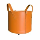 Válečkový držák v regenerované kůži s kolečky Tonda Firestyle Viadurini