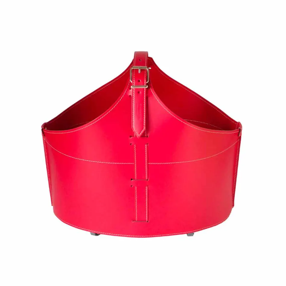 Portalegna z interiéru s volantem v moderním regenerované kůže Fabia Viadurini