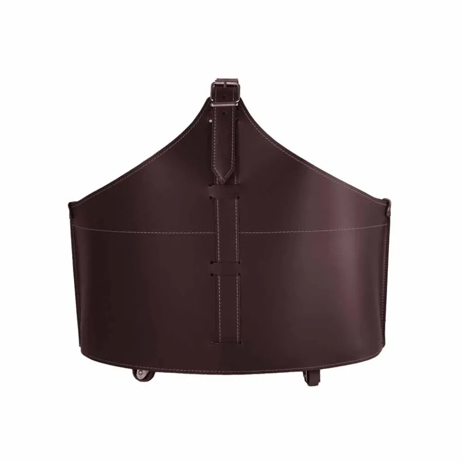 Portalegna z interiéru s volantem v moderním regenerované kůže Fabia Viadurini