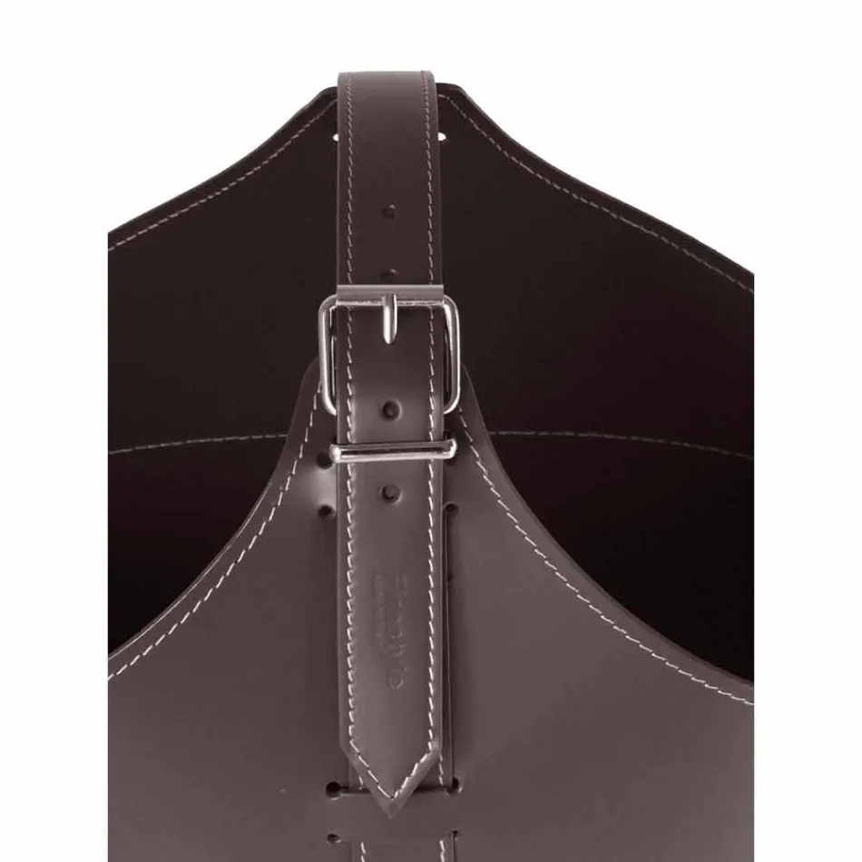 Portalegna z interiéru s volantem v moderním regenerované kůže Fabia Viadurini