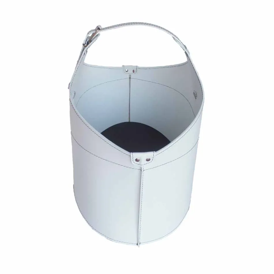 Portalegna z interiéru s volantem v moderním regenerované kůže Fabia Viadurini