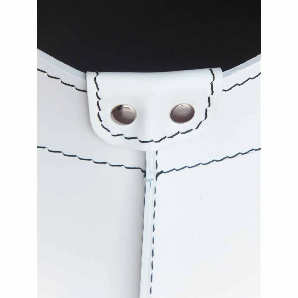 Portalegna z interiéru s volantem v moderním regenerované kůže Fabia Viadurini