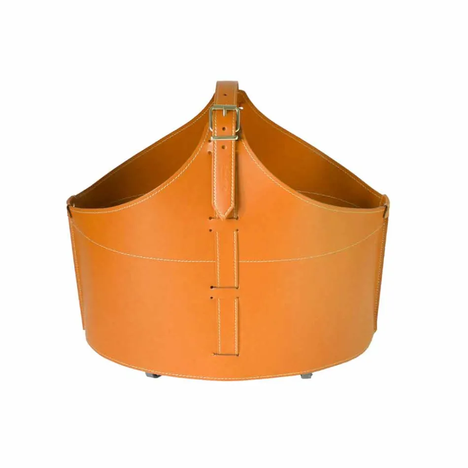 Portalegna z interiéru s volantem v moderním regenerované kůže Fabia Viadurini