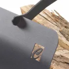 Ocelový držák polen s vysoce kvalitní rukojetí vyrobený v Itálii - Luna 2020 Viadurini