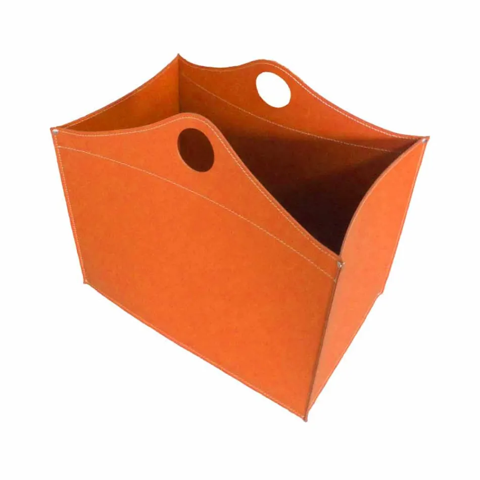 Portalegna lepené kůže s WoodBag kol vyrobených v Itálii Viadurini