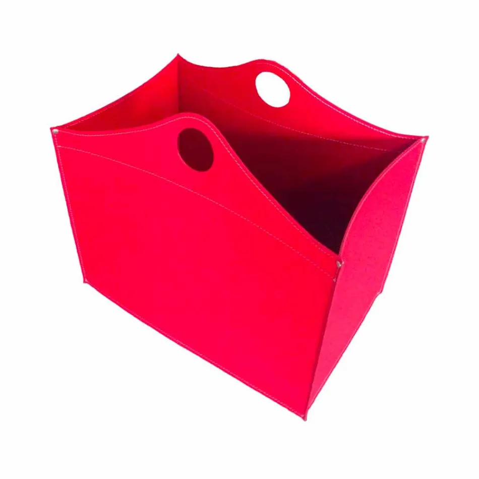 Portalegna lepené kůže s WoodBag kol vyrobených v Itálii Viadurini