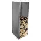 Moderní držák kulatiny z lakované oceli Made in Italy - Patrik Viadurini