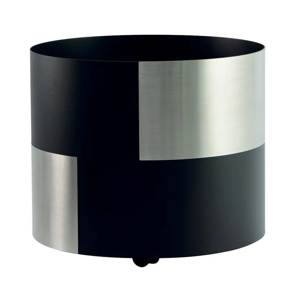 Moderní dřevěný držák vyrobený z kovu s kolečky Made in Italy - tužka Viadurini