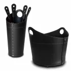 Držák palivového dřeva, držák železa a žehličky pro kůže Nicad vyrobené v Itálii Viadurini