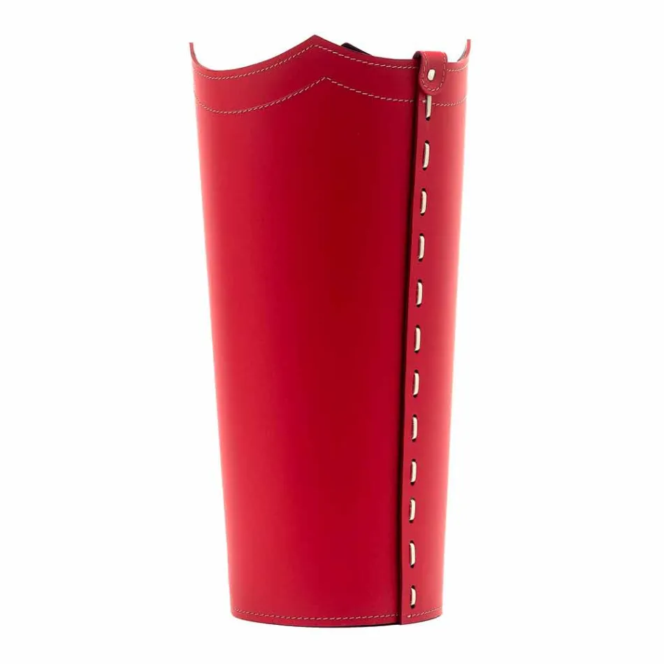 Designový deštníkový stojan v kůži pro domácí nebo kancelářský deštník Viadurini