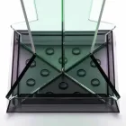 Moderní designový stojan na deštníky v metakrylátu Colarato Made in Italy - Daddy Viadurini