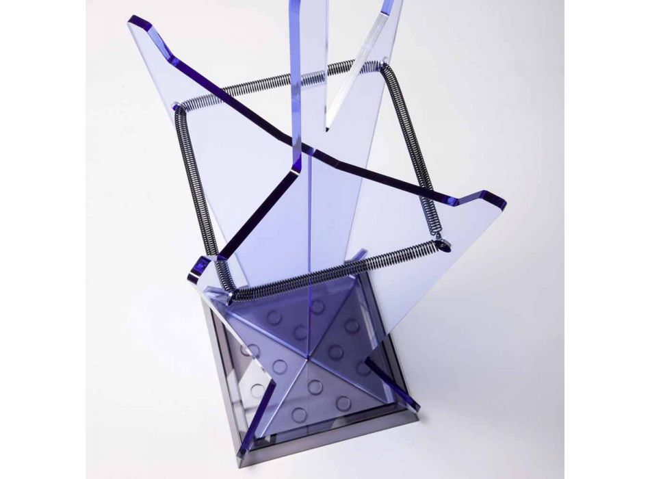 Moderní designový stojan na deštníky v metakrylátu Colarato Made in Italy - Daddy Viadurini