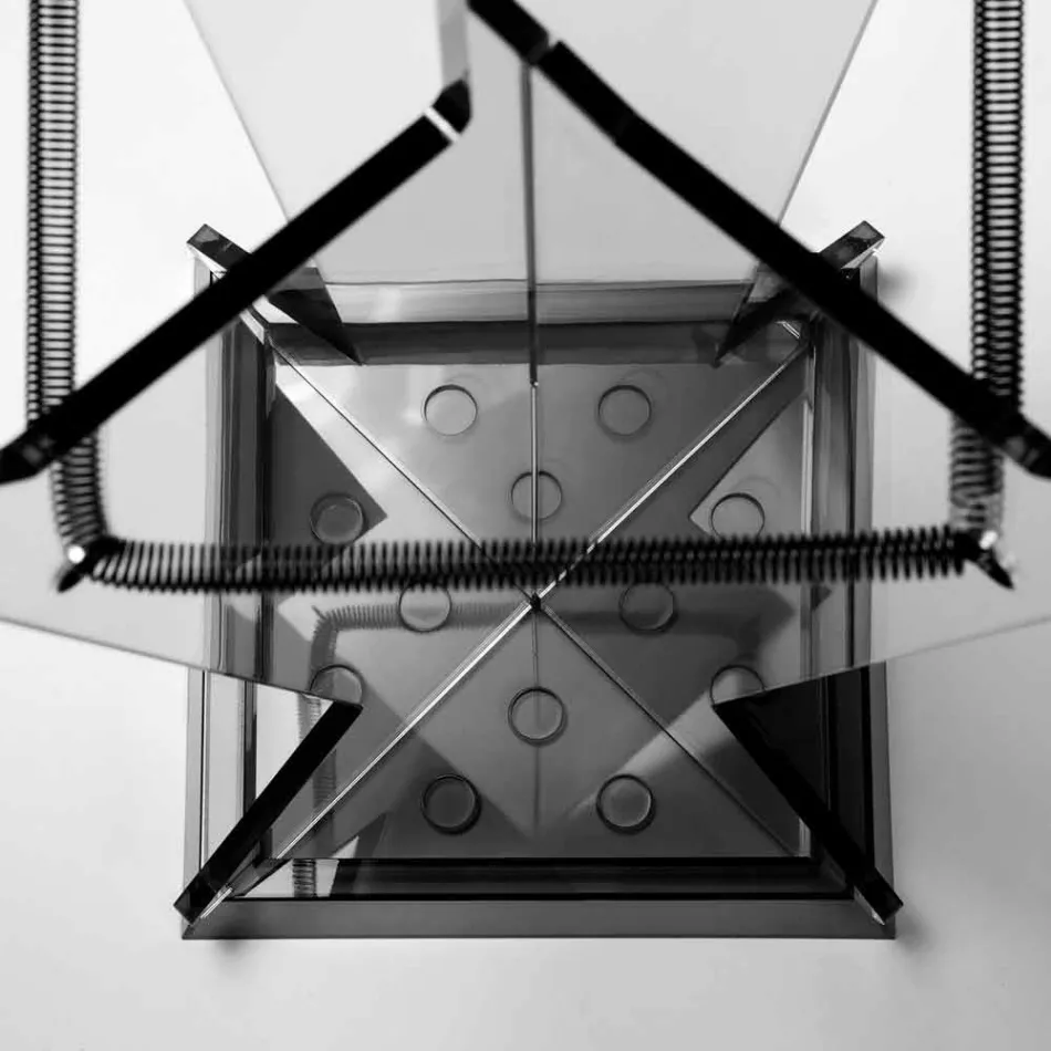 Moderní designový stojan na deštníky v metakrylátu Colarato Made in Italy - Daddy Viadurini