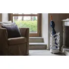 Moderní designový deštník stojan v barevné železo vyrobené v Itálii - Olfeo Viadurini